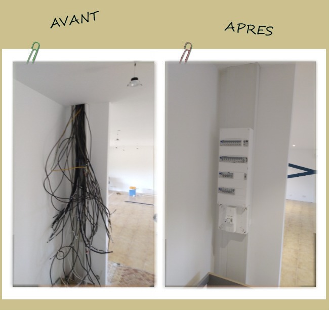 Travaux d'électricité et plomberie - Chantier 7